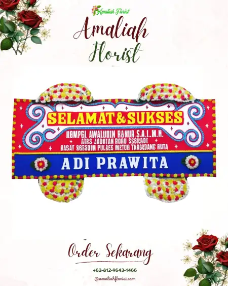 Papan Bunga Ucapan Selamat Manduamas